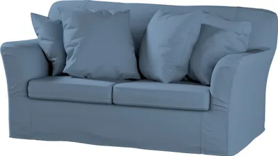 Produktbild von Dekoria Bezug für Tomelilla 2-Sitzer Sofa nicht ausklappbar, blau, Sofahusse, Tomelilla 2-Sitzer