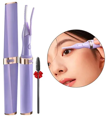 Produktbild von Elektrischer Wimpernformer beheizt Wimpernzange USB wiederaufladbar 3 Temperaturstufen 8s Schnellheizung tragbarer Curler