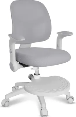 Produktbild von MARK ADLER Junior 5.0 | Kinder Schreibtischstuhl Ergonomischer Kinderdrehstuhl | Fußablage | Sitztiefe einstellen | Verstellbare Armlehnen | Grau