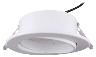 Produktbild von Lindby Einbauleuchte Jyla, weiß matt, Ø 13 cm, GX53