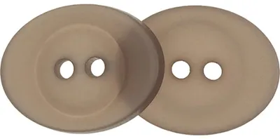 Immagine prodotto di Bottone - set di 6 - 16x18 mm - Marrone