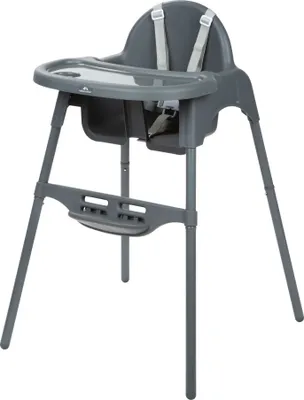 Produktbild von Bebeconfort Meely 2-in-1-Hochstuhl, Hochstuhl ab 6 Monaten, umwandelbarer Hochstuhl, ab 6 Monaten bis ca. 3 Jahre, bis 15 kg, Dark Grey