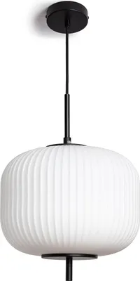 Produktbild von Pendelleuchte Metall und Glas Beca Schwarz