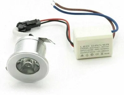 Productafbeelding van Inbouw LED-spot 1W met Wit Licht 6500K en Warm Wit 3000K