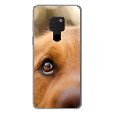 Produktbild von MuchoWow® Handyhülle Schutzhülle Hülle für Huawei P40 Lite Das Glitzern im Auge des Golden Retrievers Silikon Softcase Handy Hülle - Handy