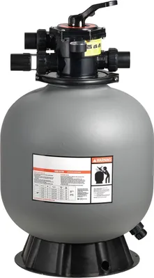 Immagine prodotto di Impianto di filtraggio a sabbia per piscina - Serbatoio filtrante da 500 mm Sistema di filtraggio a sabbia - Portata 189,3 l/min - Valvola a 7 vie - 7 modalità di funzionamento incl. controlavaggio e risciacquo - Per piscine fuori terra