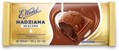 Productafbeelding van Wedel Melkchocolade met chocoladevulling, 287 gram