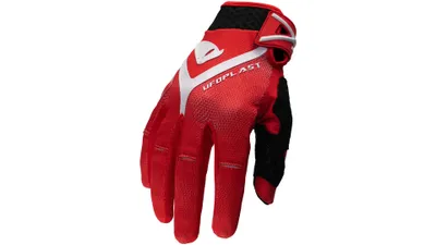 Produktbild von UFO PLAST Crosshandschuh "Hayes" Herren, Material: Gr. M, rot / w