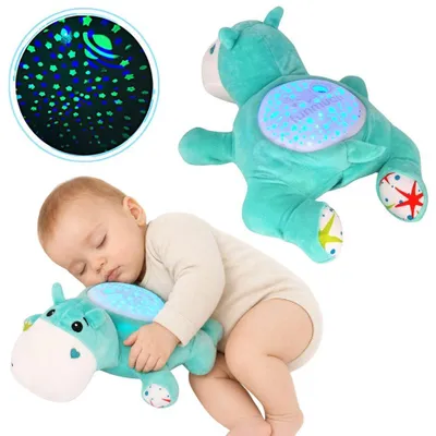 Zdjęcie produktu dla Woopie Baby Przytulanka Projektor 2 w 1 Hipopotam