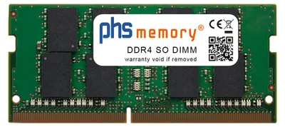 Produktbild von phs memory 16GB RAM Speicher kompatibel mit Fujitsu Esprimo Q7010 DDR4 SO DIMM 2933MHz