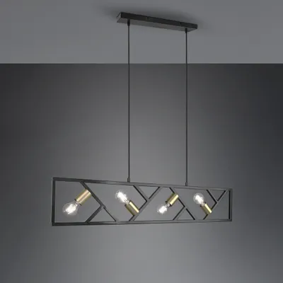 Productafbeelding van Shadora hanglamp, Yasuo, zwart, mat