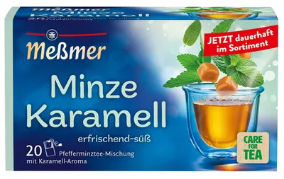 Produktbild von Meßmer Minze Karamell 20er