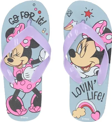 Obrázok produktu pre Minnie Mouse kúpacie sandále žabky papuče do vane pre deti fialové 27/28 cm