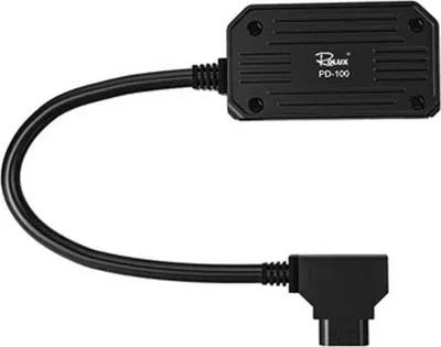 Produktbild von Rolux D-Tap-zu-USB-C-Ladeadapter PD-100, Schwarz, 72,7 g