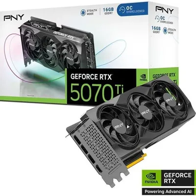 Immagine prodotto di PNY - Graphics card - GEFORCE RTX™ RTX 5070Ti - 16GB - STD OC