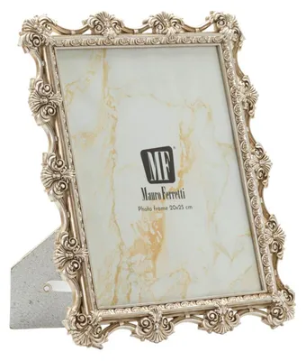 Imagen del producto de Marco de fotos "Cadre" de Mauro Ferretti, para fotografías de 20x25 cm, con acabado dorado envejecido