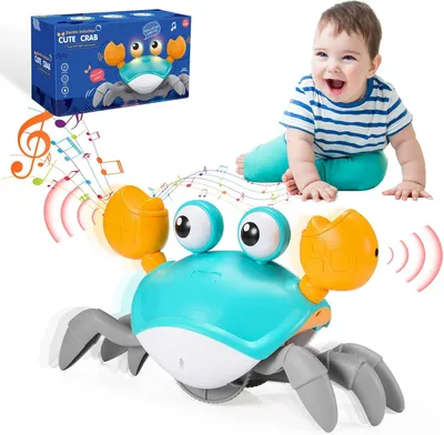 Productafbeelding van Baby Speelgoed 6 - 12 Maanden - Kinderspeelgoed Vanaf 1 2 3 4 Jaar Jongen Meisje Kruipen Speelgoed Baby Cadeau Jongen Meisje Speelgoed van 1