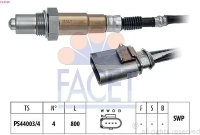 Immagine prodotto di Sonda lambda FACET per VW Tiguan AUDI A3 SEAT Leon SKODA Octavia IV Golf VII