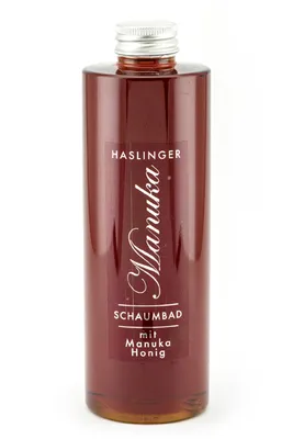 Produktbild von Haslinger Vorteilset Manuka Schaumbad, 400 ml Art.Nr. 6541 + Croll & Denecke Naturschwamm 9cm M092