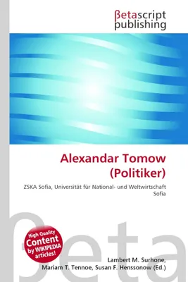 Produktbild von Alexandar Tomow (Politiker)