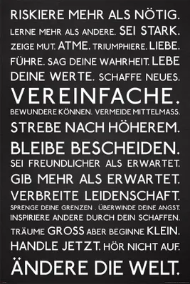 Produktbild von Motivational Poster Riskiere mehr
