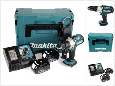 Immagine prodotto di Makita 18V DHP451RTJ 2x 5.0 batterie Ah + caricabatterie in MAKPAC