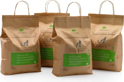 Produktbild von Neuheit!! 100% Naturstreu für Haustiere 9Liter Pflanzenfaer Bioabbau die Einstreu aus Haferspelzen, Lavendelblüten und Probiotika