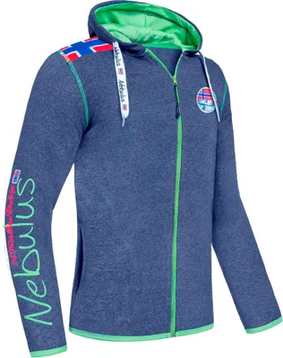 Produktbild von Nebulus Sweatjacke TURIOL Herren, Übergangsjacke, Freizeitjacke, P6533 - Herren, navy-lime, 3XL