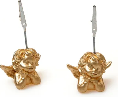 Produktbild von Tischkartenhalter Engel - Gold - 1 VE = 4 Stück - 97565