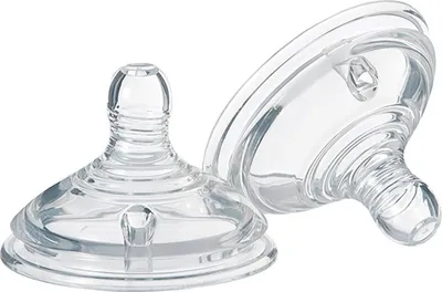 Produktbild von Tommee Tippee Easi-Vent Sauger, Rund, Schneller Durchfluss, 2 Stück(e)