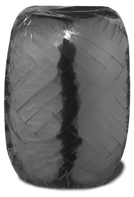 Produktbild von Geschenk oder Ballonband Schwarz Metallic 5mm 20 Meter