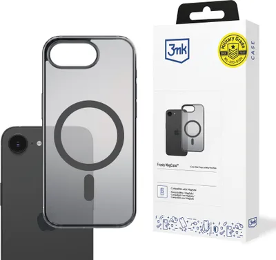 Produktbild von 3mk Schutzhülle Frosty MagCase Cover für Apple iPhone 16Egrau  Backcover kompatibel mit MagSafe