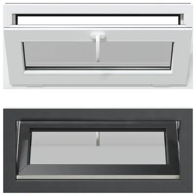 Productafbeelding van vidaXL Kelderraam RISOR, 90 x 40 cm, PVC en glas