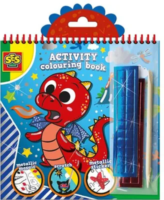 Obrázek produktu pro SES Creative 00115, Chlapec/děvče, Přiložené nálepky, Omalovávací kniha/album