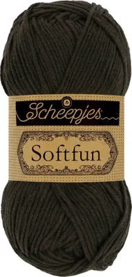 Produktbild von Scheepjes Softfun 50g 2628 Charcoal
