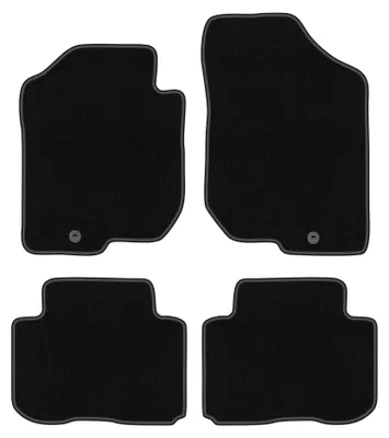 Immagine prodotto di Tappetini in moquette per Kia Carens III 2006-2010 (monovolume) – set 4 pezzi, neri, su misura – Wielganizator BASIC