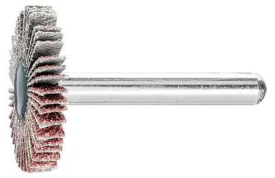 Produktbild von Pferd Fächerschleifer Körnung 60 Durchmesser 30 x Höhe 5mm 6mm Spannschaft - 44401066