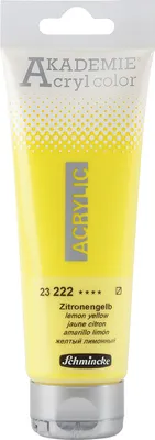 Produktbild von Schmincke 120ml AKADEMIE Acryl color Zitronengelb Acryl 23 222 012