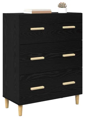 Obrázek produktu pro vidaXL Příborník vzhled černého dubu 69,5 x 34 x 90 cm materiál na bázi dřeva