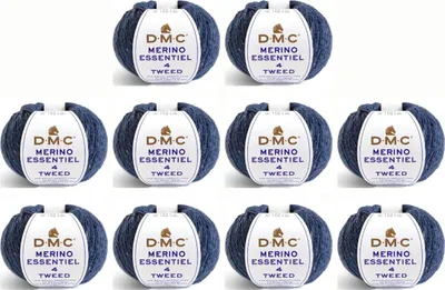 Image de 10 pelotes de DMC Merino Essentiel Tweed – fil Aran (couleur 903)