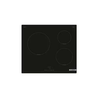 Immagine prodotto di Piano cottura a induzione 60 cm 3 fuochi nero Bosch PUC611BB5E