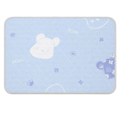 Produktbild von Haustier Sommermatte selbstkühlend 60x45cm atmungsaktiv rutschfeste Unterseite faltbar für Katzen Hunde Zuhause