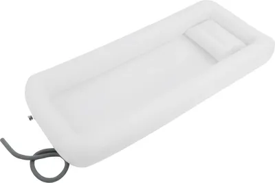 Produktbild von Aufblasbare Bett-Badewanne - Pflegebadewanne - Für Bettlägerige, Senioren und Patienten - Mit elektrischer Luftpumpe - Tragbar - Weiß