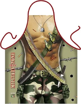 Produktbild von Grill u. Küchenschürze - Military Mann