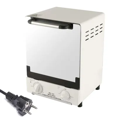 Produktbild von Hochtemperatur Sterilisator 12L, Heißluftsterilisator mit 4 Temperaturstufen und Zeitschaltuhr,Elektrischer Sterilisator für Beauty  Dental