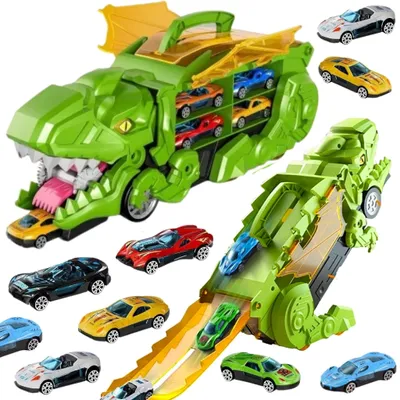 Image de Woopie Dinosaur Eater Track Vehicle Set 13pcs.