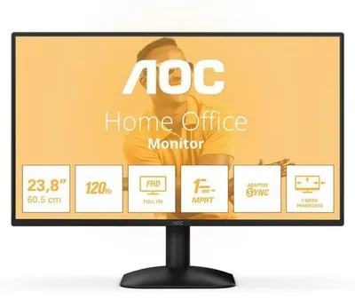 Produktbild von AOC 24B31H Monitor, 23,8 Zoll, Full HD, 120Hz, IPS Panel, 1ms