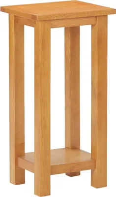 Image de Table d'appoint 27x24x55 cm Bois de chêne massif