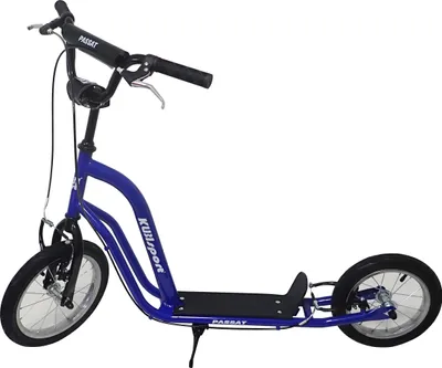 Obrázok produktu pre Kolobežka s nafukovacími kolesami Passat 14/12" modrá