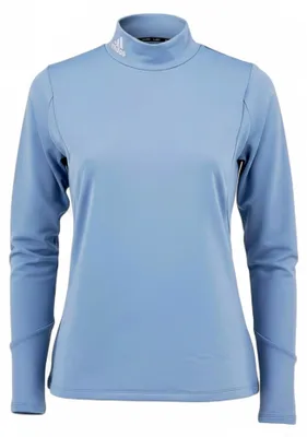 Produktbild von Adidas Damen Golf Cold Ready Rollkragen Rolli Mock Longsleeve blau GR3661 Größe XL
